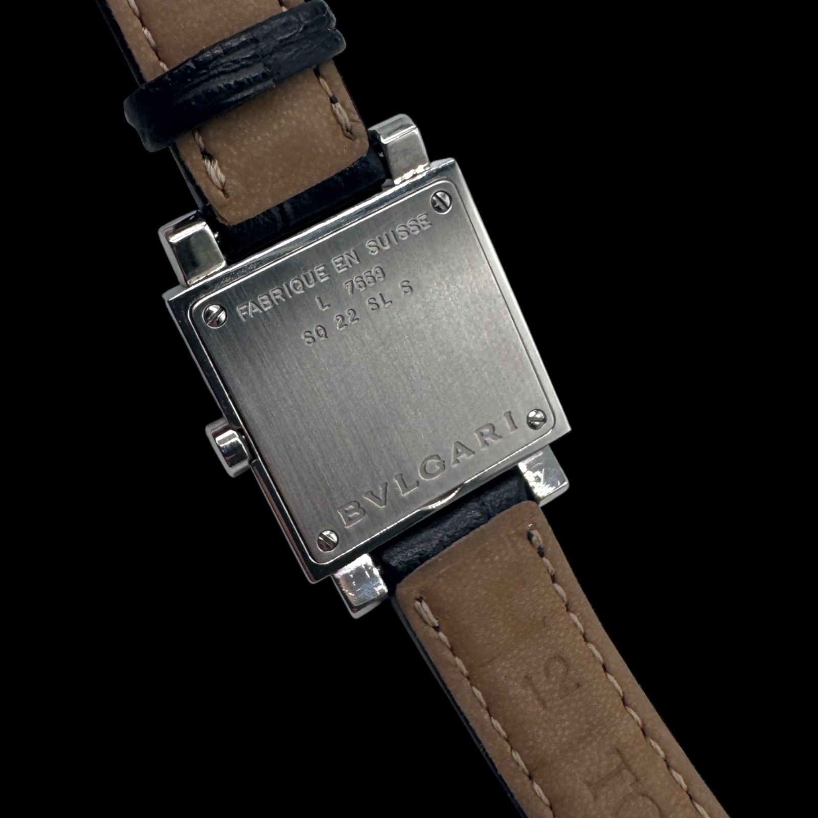 専用　BVLGARI レディース　バングルウォッチ腕時計 シルバー良稼働☆美品 ブルガリ ルチュア LU28S シルバー レディース 時計 【中古