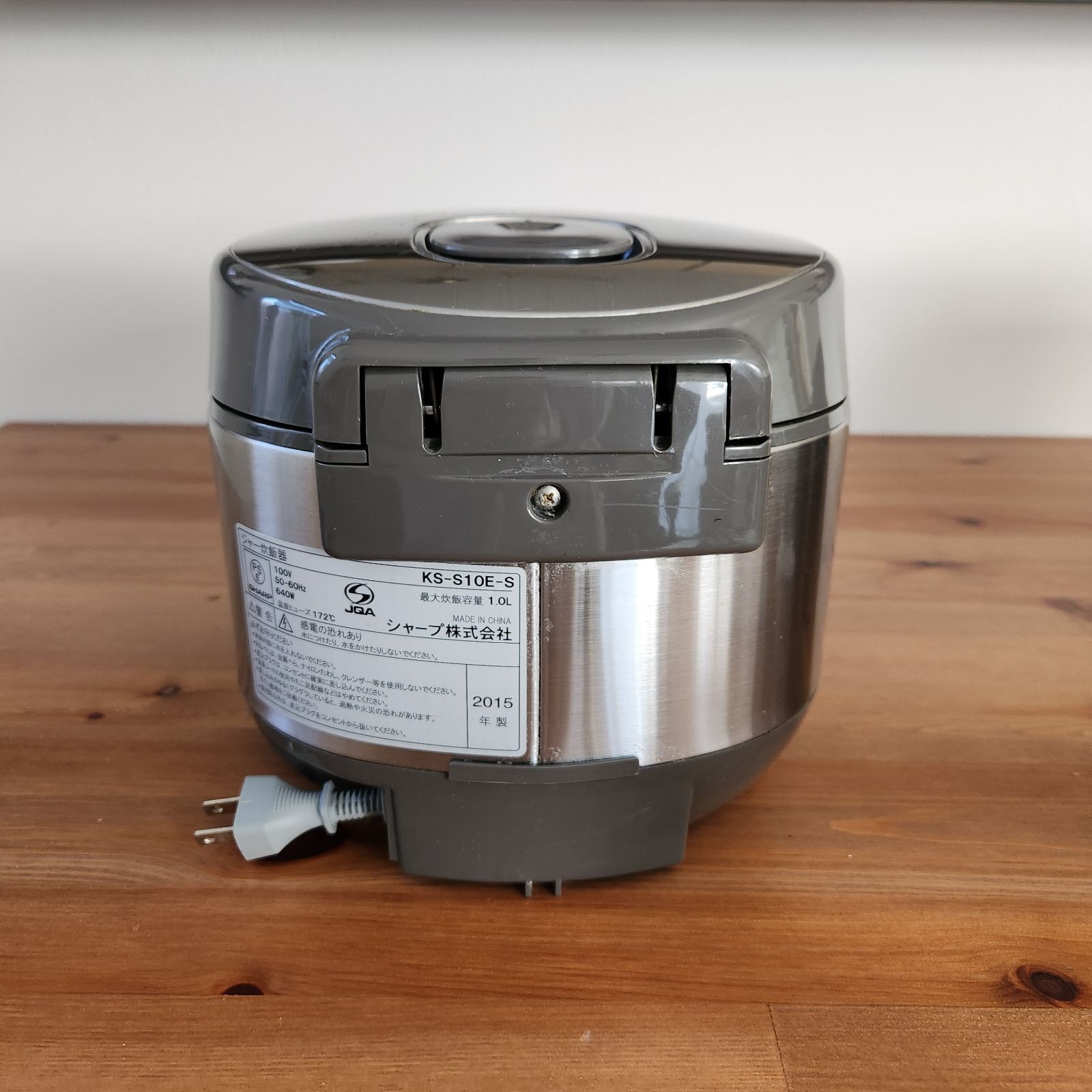 【動作確認済】SHARP KS-S10E-S 5合 ジャー炊飯器