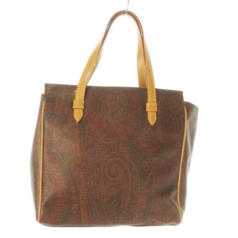 エトロ ETRO ハンドバッグ 2way ショルダーバッグ PVC レザー
