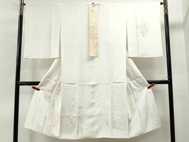 平和屋着物□長襦袢 無双仕立て 作家物 飛鶴枝梅文 正絹 逸品 未