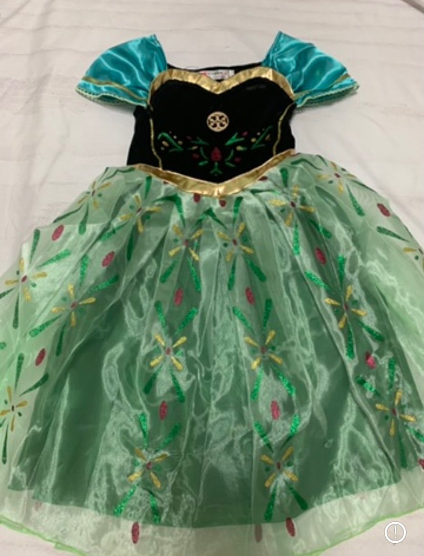 ディズニー　アナ　ドレス　110 Disney - ☆アナと雪の女王 2 アナ風ドレス☆110㎝の通販 by