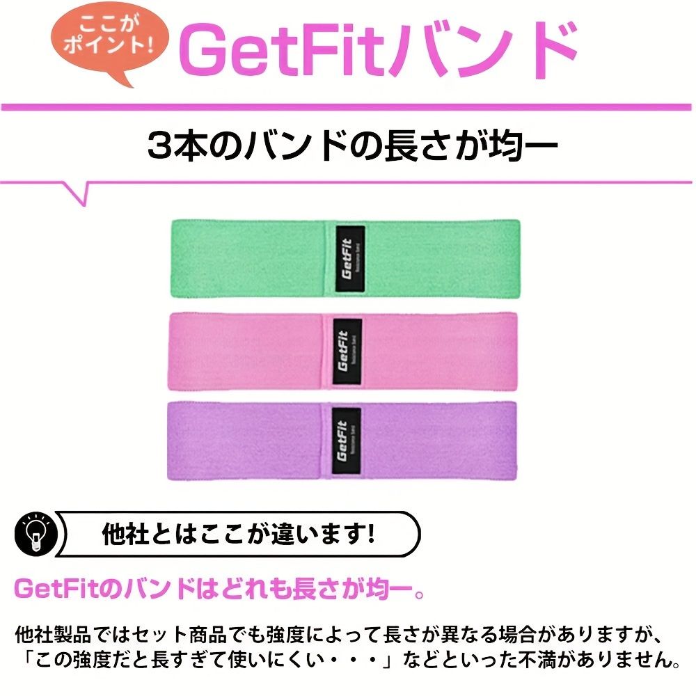 トレーニングバンド 3-in-1
