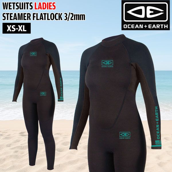 【極美品】オーシャン&アース 3/2mm フルスーツ レディース　XS OCEAN ＆ EARTH LADYS 3/2mm フルスーツ XS OCEAN&EARTH