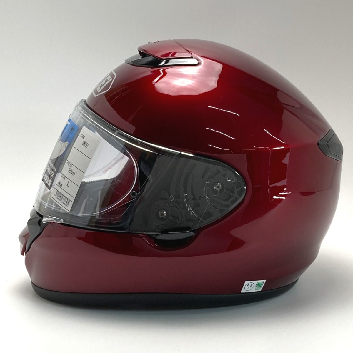 SHOEI ショーエイ フルフェイスヘルメット バイク QWEST ワインレッド サイズ L 59cm き ♥ FFCRYSTALESIA_COM