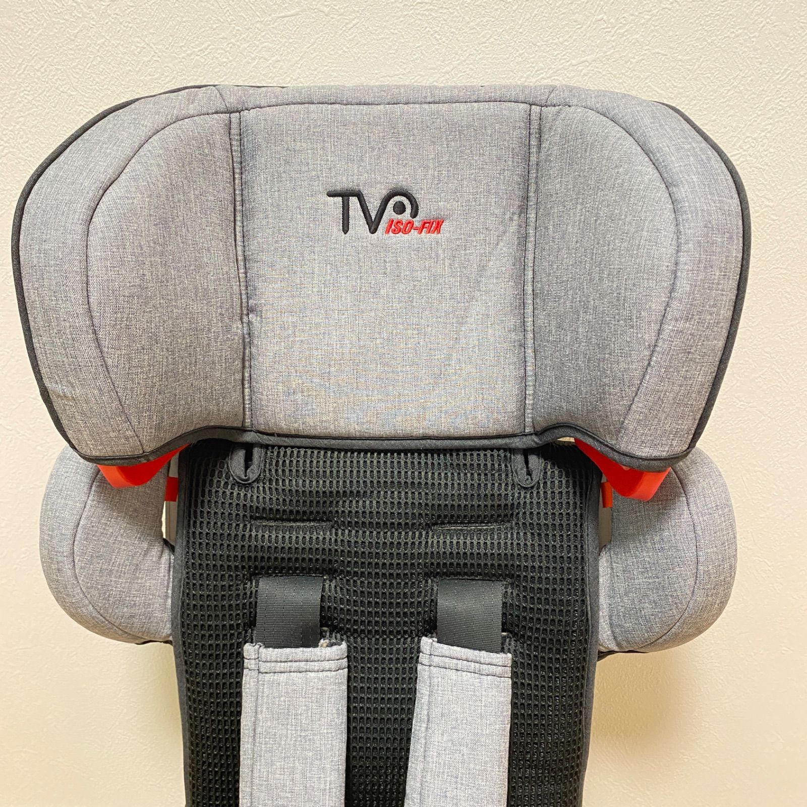 美品 日本育児 トラベルベスト EC Fix デニム 日本育児 ISOFIX・シート 