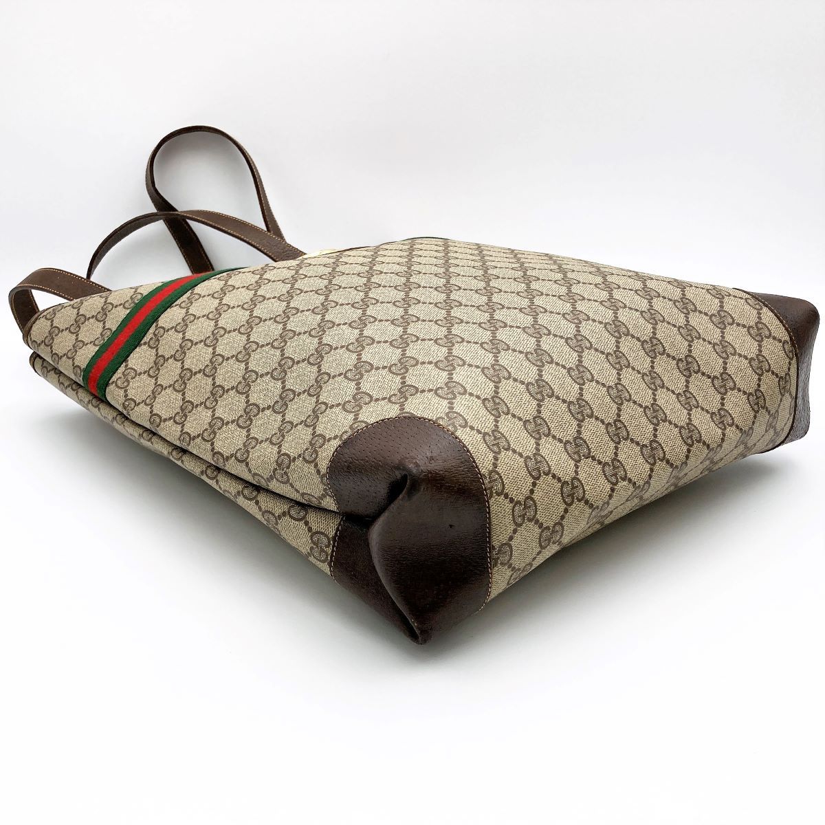 美品 GUCCI オールドグッチ トートバッグ シェリーライン GGスプリーム GUCCI グッチ トートバッグ 39.02.091 オールドグッチ シェリー