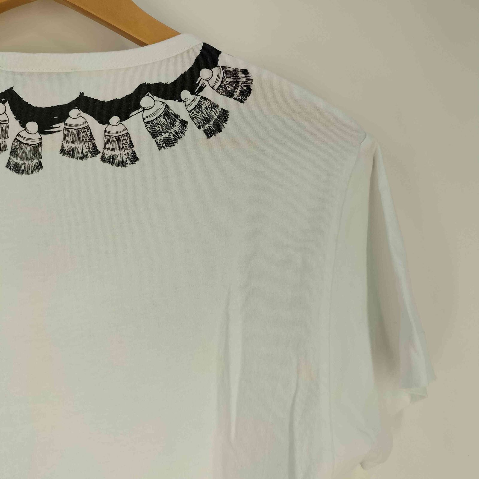SEE BY CHLOE - シーバイクロエ see by chloe 刺繍柄トップス　38 シーバイクロエ SEE BY CHLOE Uネック プリント Tシャツ