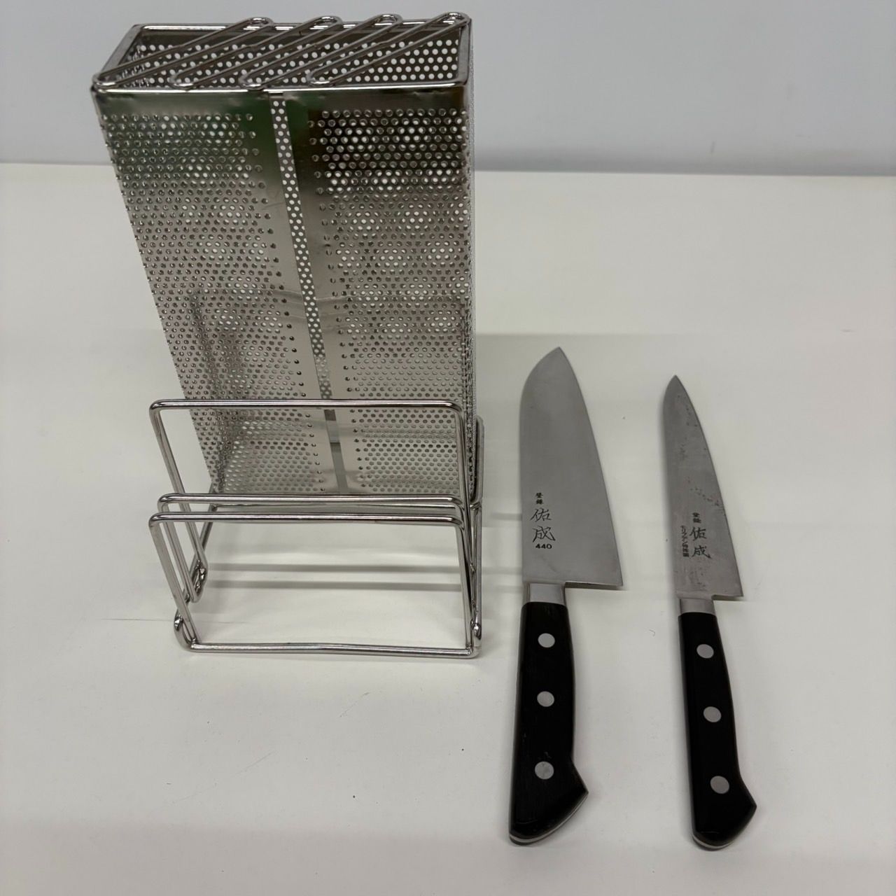 現状品 佑成 包丁セット 包丁スタンド GI