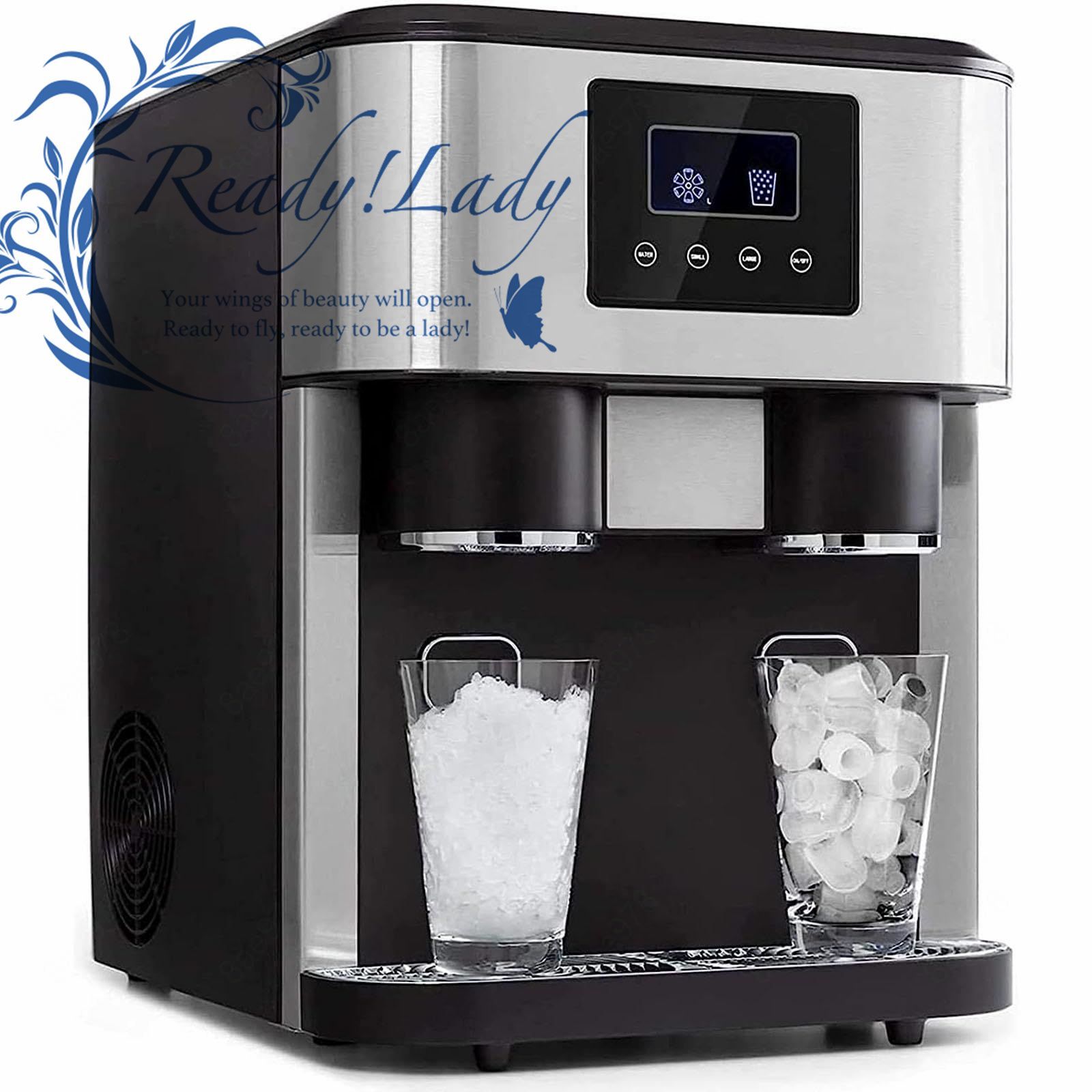 3 in 1 カウンタートップ製氷機、製氷機クラッシュアイス冷水