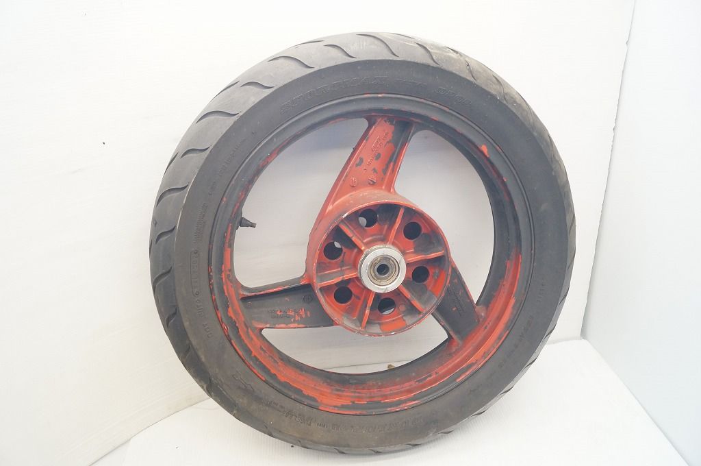 カワサキ GPZ900(ZX900A) 純正 リアホイール 18×3.50 タイヤ製造年02年25週