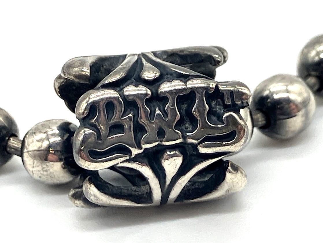 ビルウォールレザー ラージボールブレスレット Bill Wall LeatherB.W.L