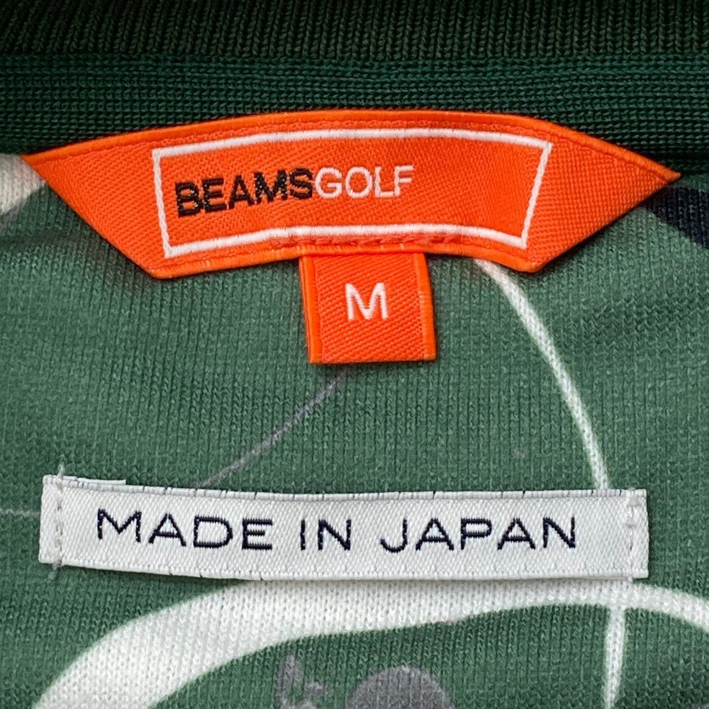 サイズ：M BEAMS GOLF ビームスゴルフ  スウェット 総柄 グリーン系 [240101443570] ゴルフウェア レディース ストスト サイズ：M BEAMS GOLF ビームスゴルフ スウェット 総柄 グリーン