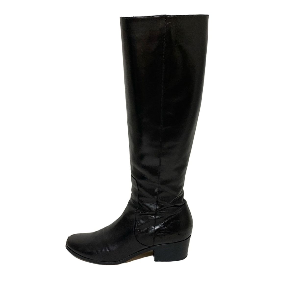 JIMMY CHOO ジミーチュウ ロングブーツ 37 1|2 レディース - 黒 レザー