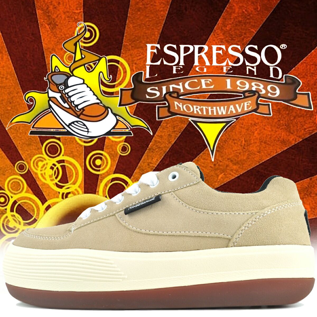northwave ESPRESSO SUEDE 90s Sand 国内発送 NORTHWAVE スニーカー NORTH WAVE / ESPRESSO SUEDE 90s SAND
