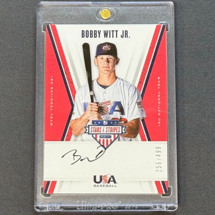 mlb royals bobby witt jr 直筆サイングローブ　証明あり ボビーウイットJr Bobby Witt Jr #7 カンザスシティーロイヤルズ
