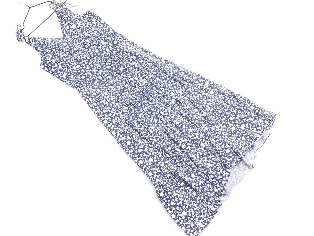 【美品】マークジェイコブス Aラインワンピース M MARC BY MARC JACOBS マークバイマークジェイコブス 花柄 ロング