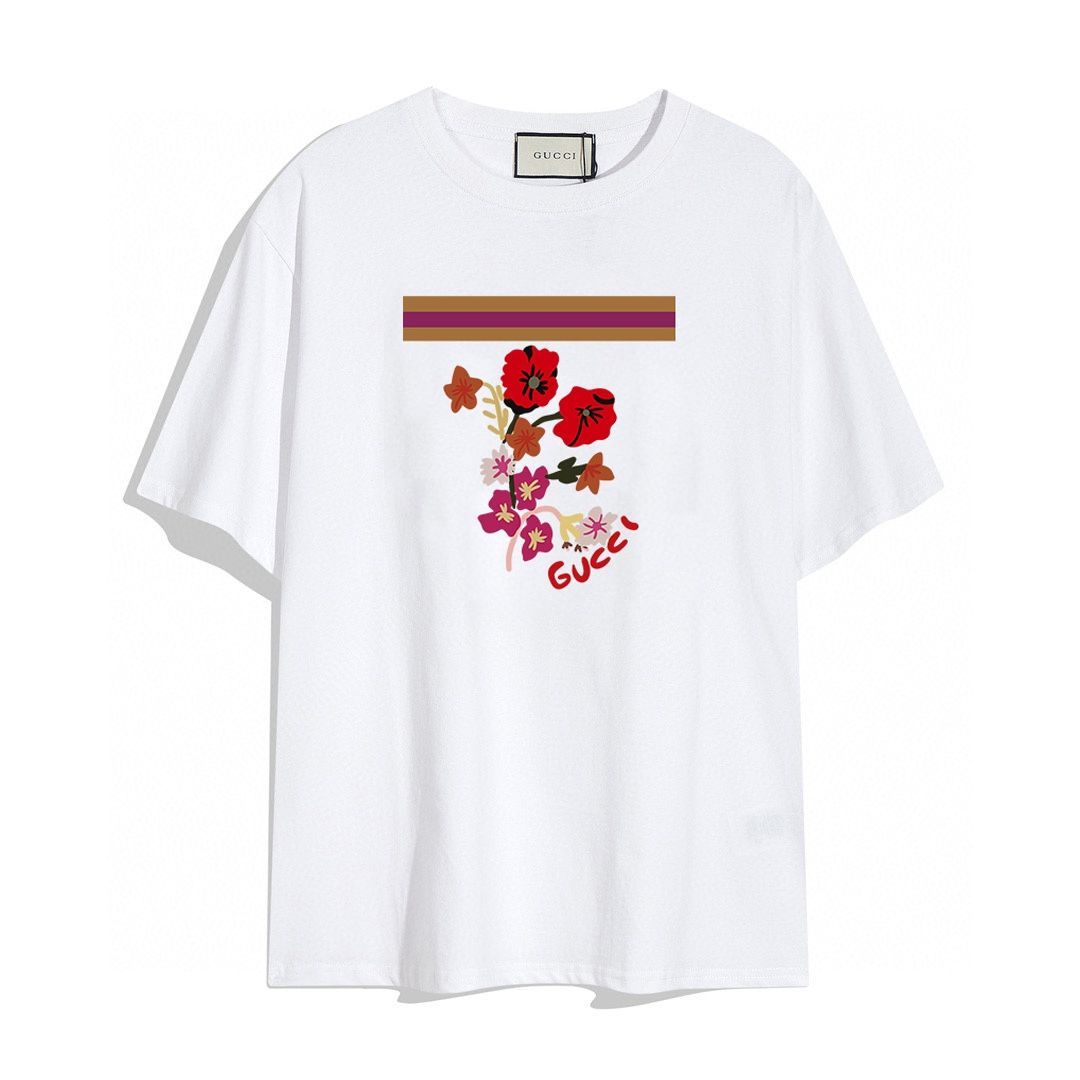 ブランド一覧 | ワールド オンラインストア 今日特価】Gucci フラワーアルファベットプリント半袖 グッチ / トップス