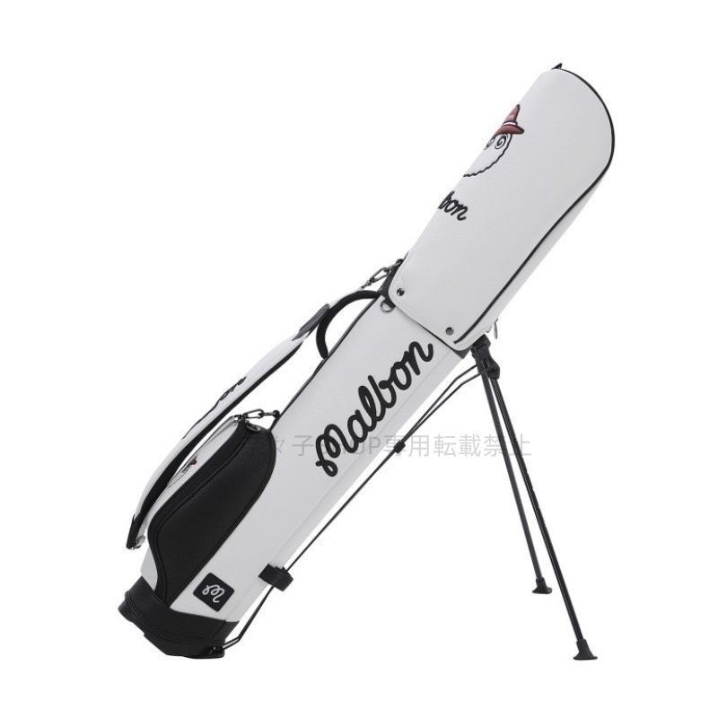 新品　キャディーバッグ　白　マルボンゴルフ MALBON GOLF ホワイト MALBON GOLF マルボンゴルフ キャディバッグ 自立型 ゴルフバッグ 安定