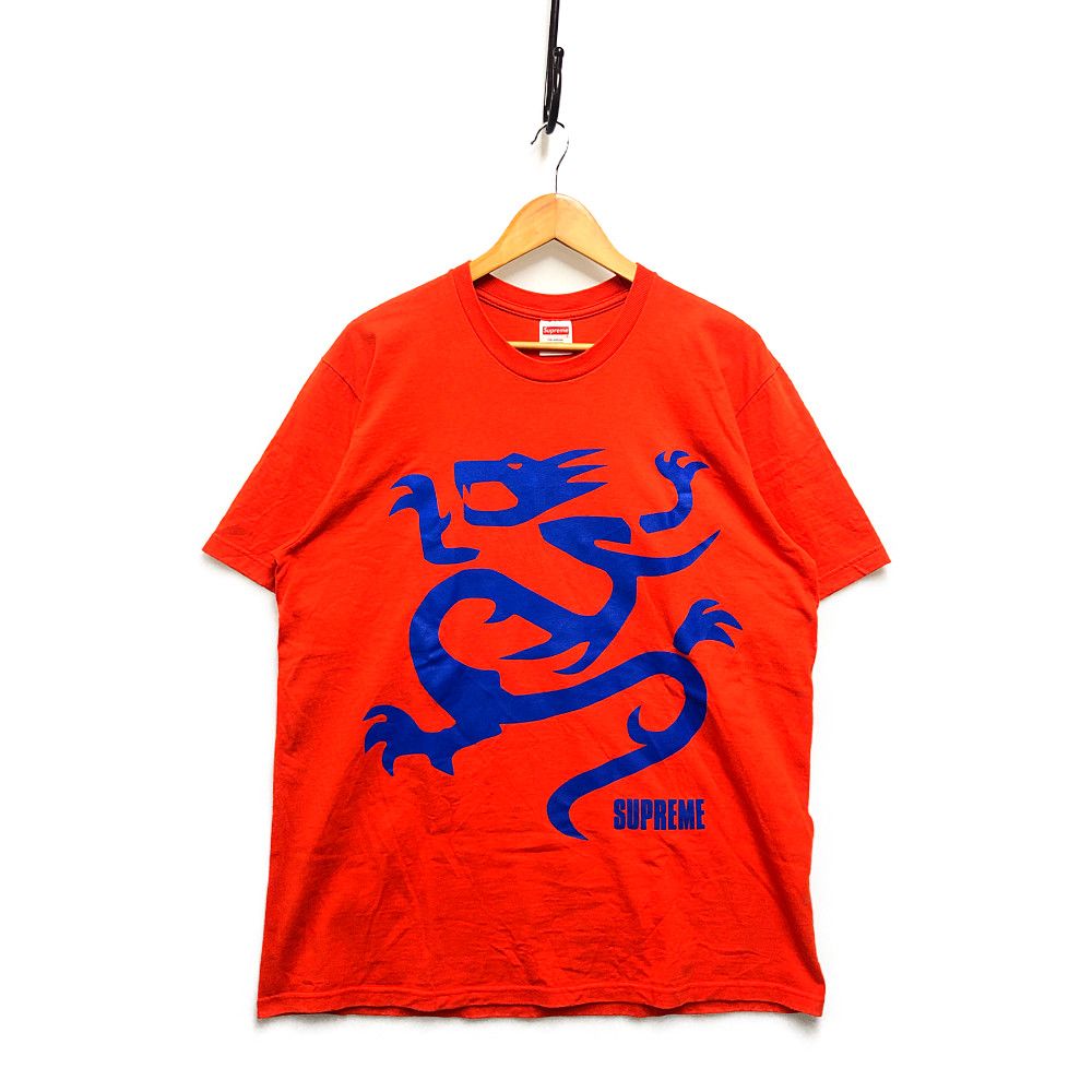 オレンジL Supreme 23SS MOBB DEEP Dragon Tee-