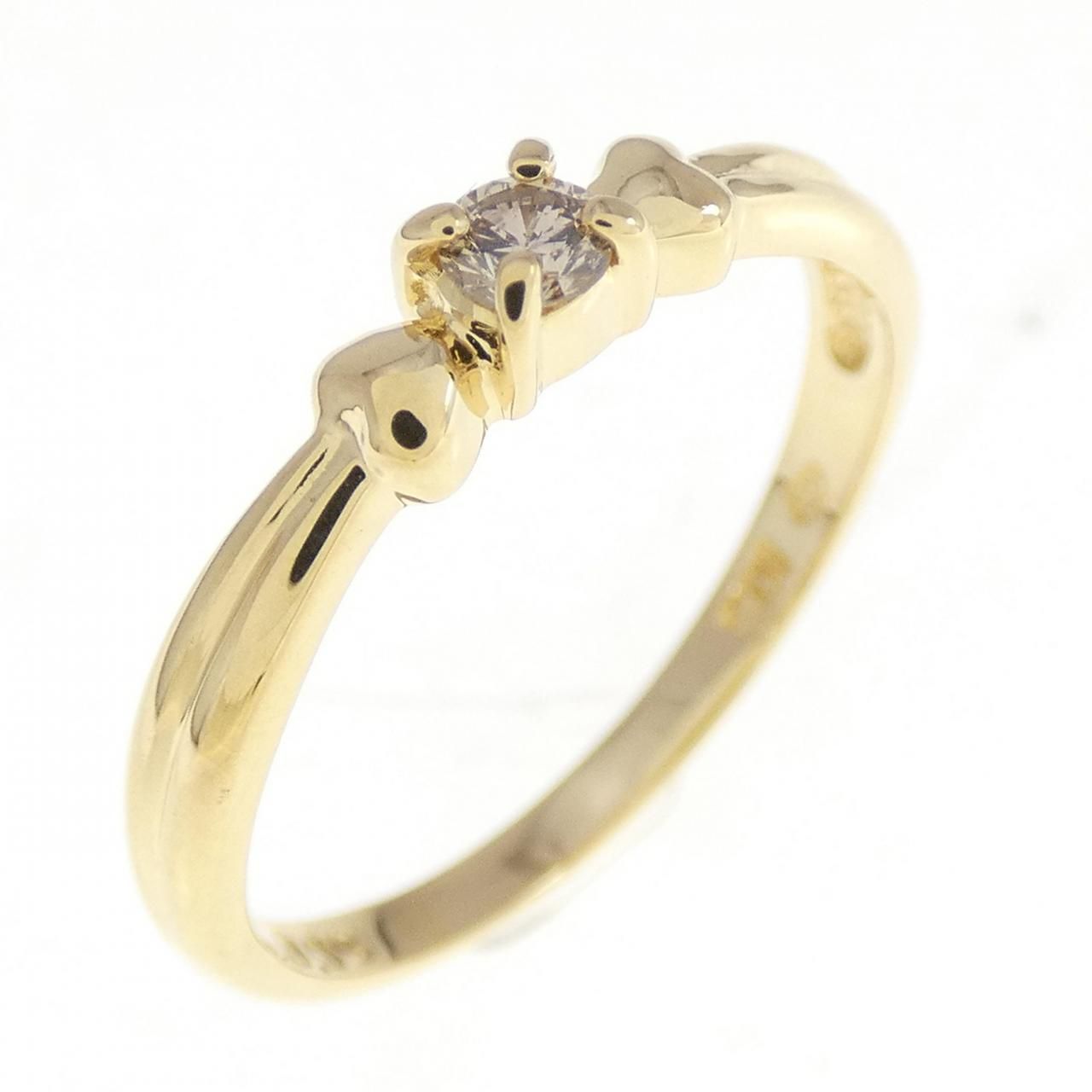 K18YG ダイヤモンド リング 1.09CT Abheri アベリ❗️D0.09CT✨k18YG