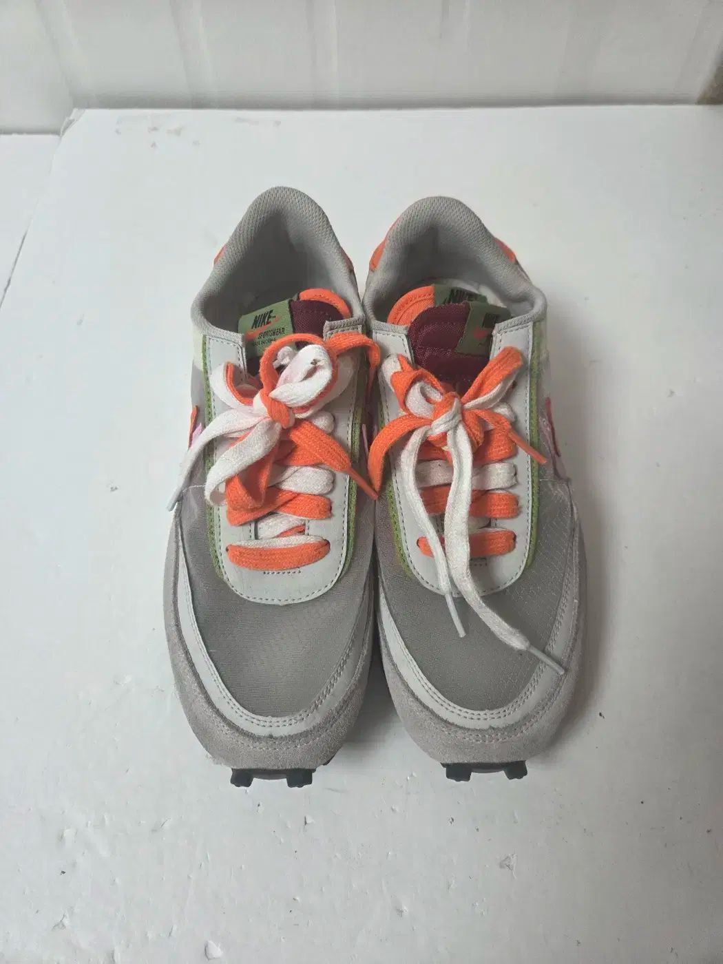 NIKE ナイキ sacai サカイ クロット スニーカー オレンジ 245