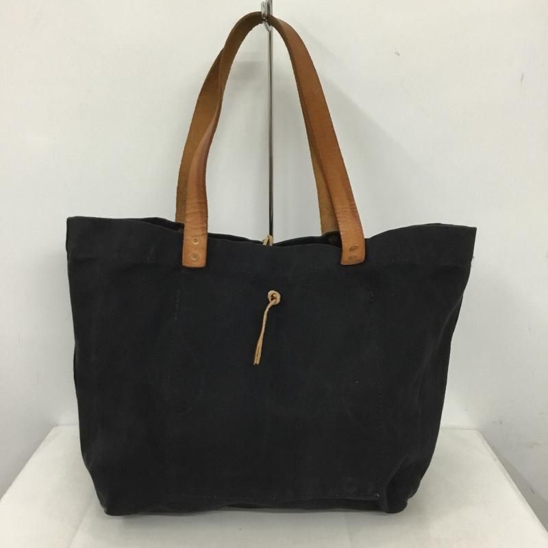 melple メイプル トートバッグ コンチョ釦 キャンバス レザーハンドル 