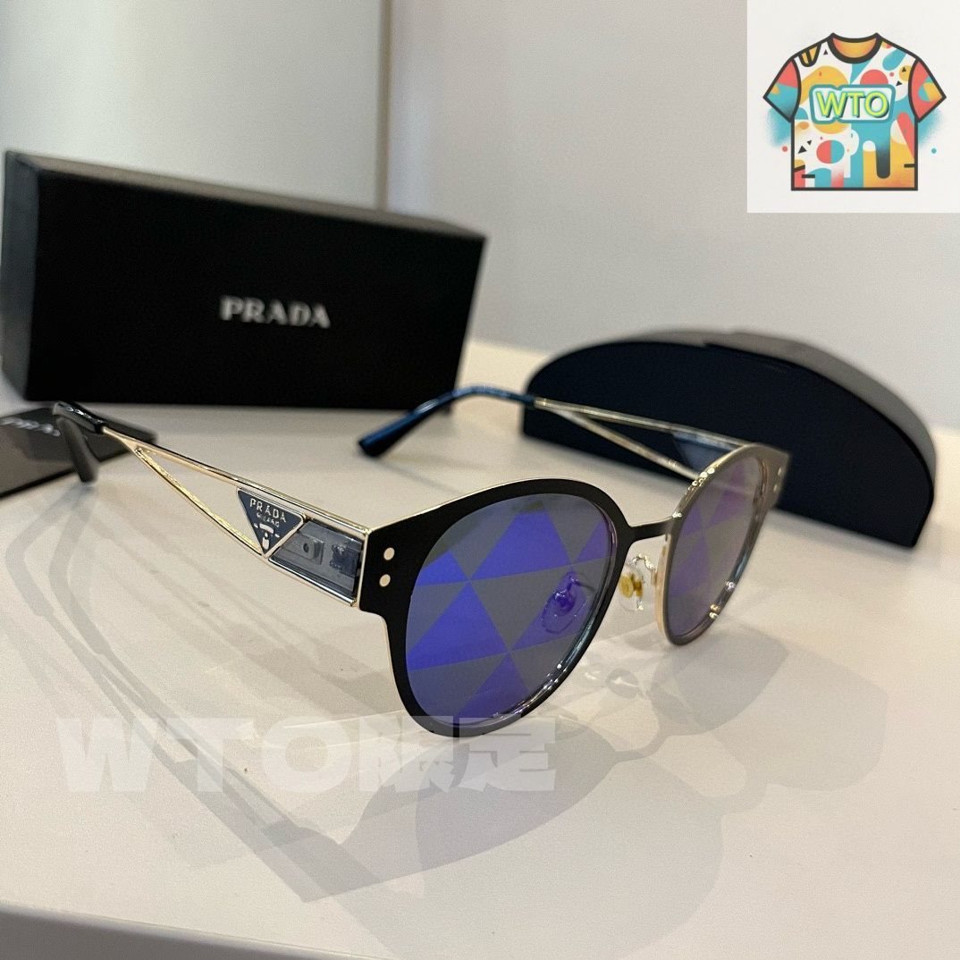 2月値下げ⭐︎PRADA サングラス プラダ SPR16V プラスチック サングラス ブラック ABランクの