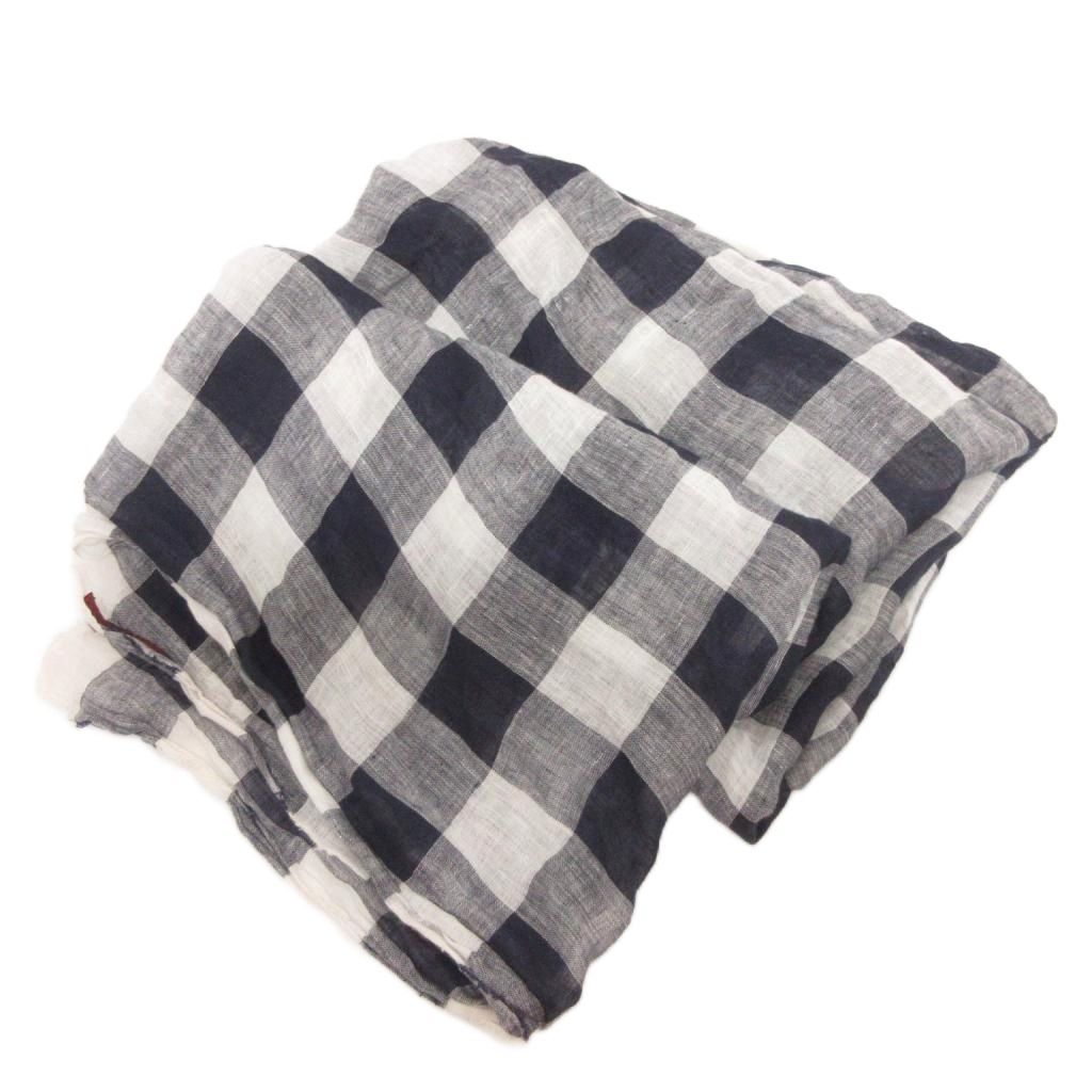 ダニエラグレジス DANIELA GREGIS リネン 大判 ストール チェック