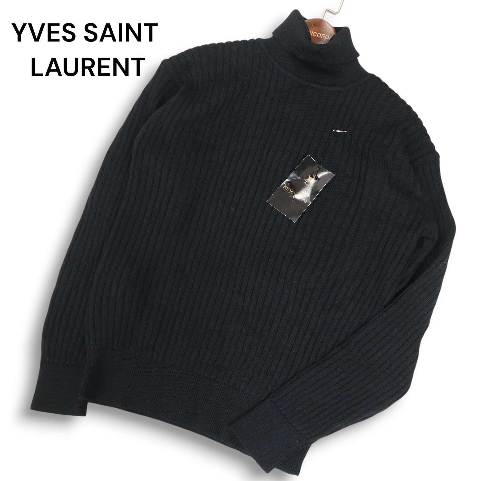 Yves Saint Laurent 黒セーター Mサイズ Saint Laurent(サンローラン