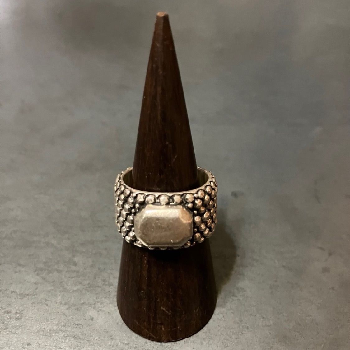 SILVER925 SQUARE DESIGN RING/シルバー/リング