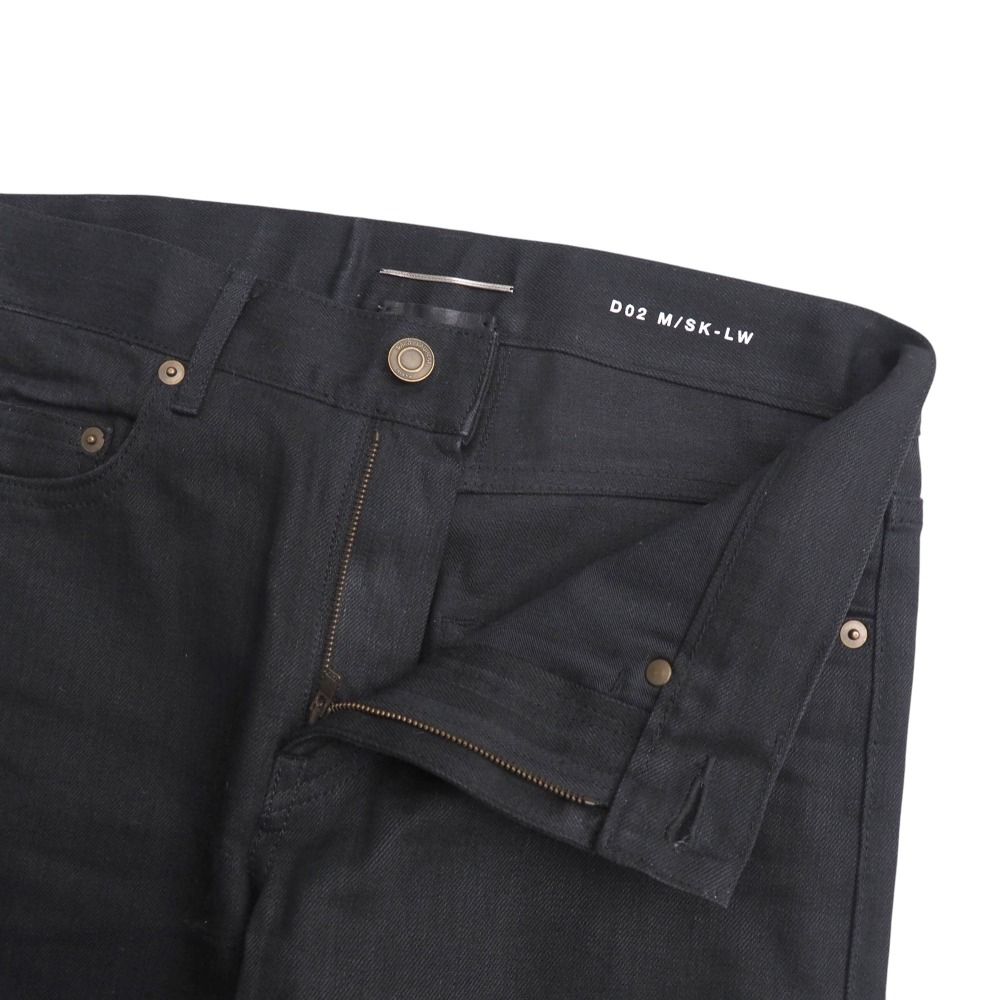 SAINT LAURENT PARIS ブラックデニムパンツ 美品 中古・古着通販】Saint Laurent Paris (サンローランパリ