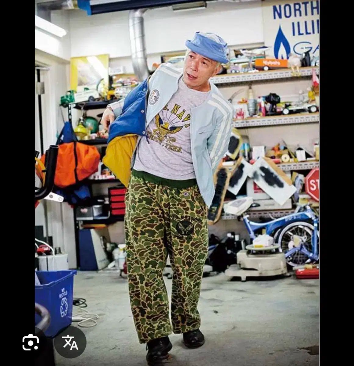 世田谷ベース スウェット ロードストローラー両Vスウェットシャツ