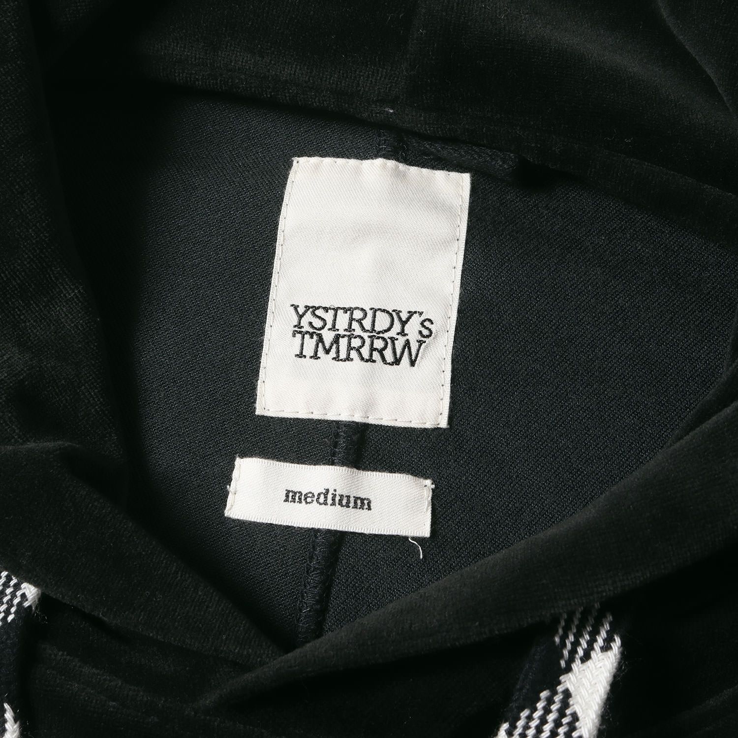 YSTRDYS TMRRW イエスタデイズ トゥモロー パーカー サイズ:M ベロア 