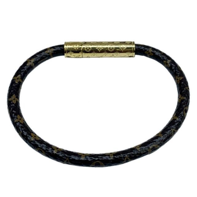 美品ルイヴィトン　コンフィデンシャルブレスレット　M6334F モノグラムレザー LOUIS VUITTON ルイ・ヴィトンLOUIS モノグラム ブレスレット