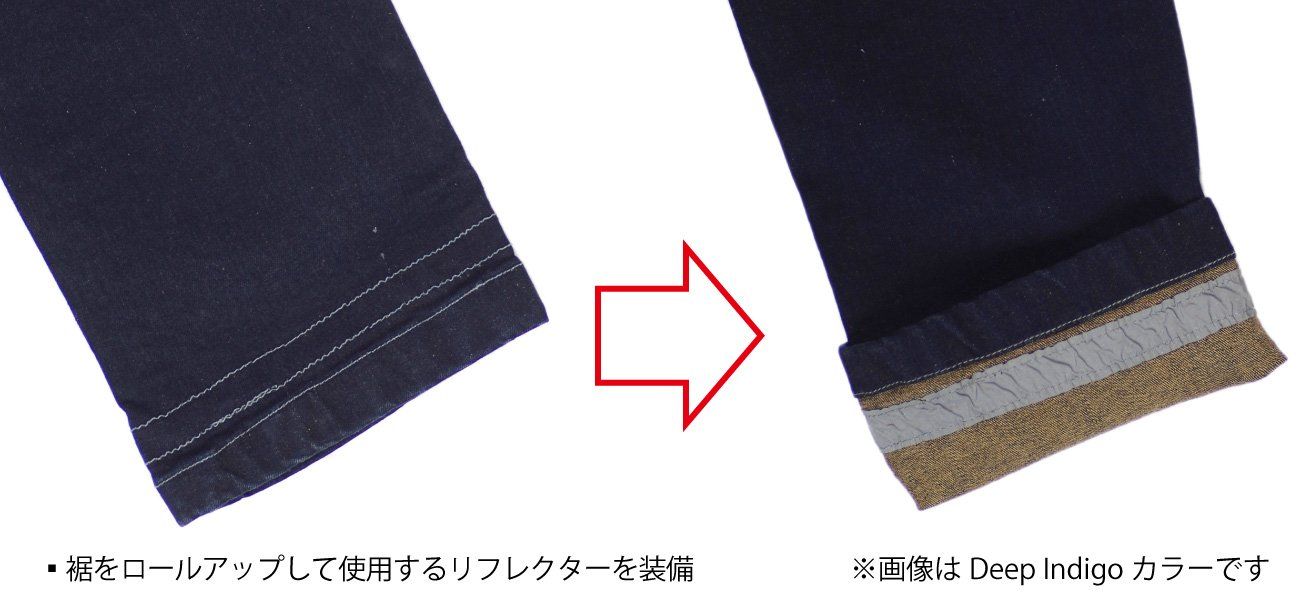  コミネ KOMINE バイク用 パンツ ジーンズ ディープインディゴ WL WJ-732 R 春夏秋向け プロテクター CE規格レベル2 ストレッチ素材 パンツ ベビー服(女の子用)  ~95cm