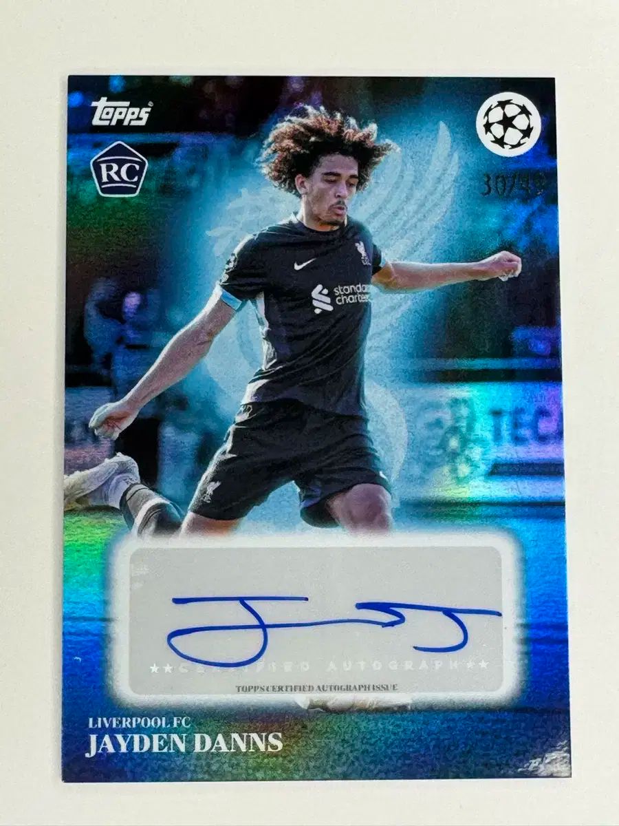 サッカーカード ジェイデン 踊り リヴァプール カード