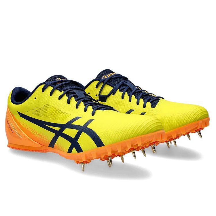アシックス HEATFLAT 12 陸上スパイク 推奨種目 100m～1500m ハードル 跳躍種目 asics 陸上競技 シューズ オールウェザー 土トラック兼用 1093A195-750 北海道 沖縄 離島への発送は行っておりません