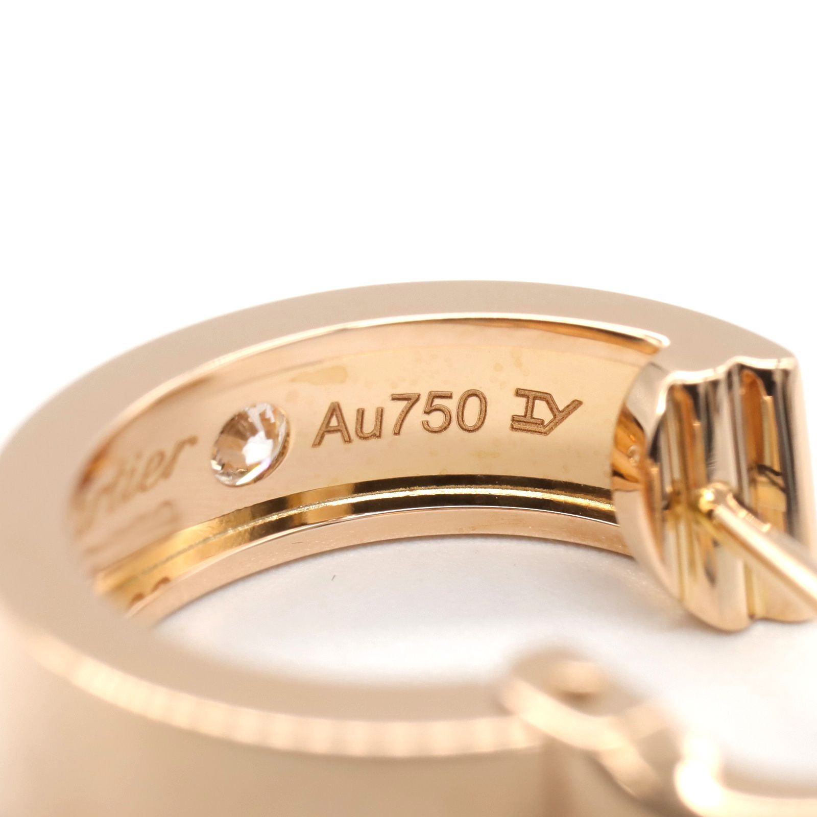 カルティエ CARTIER ピアス ラブフープピアス ダイヤ GRB8301218 K18PG  