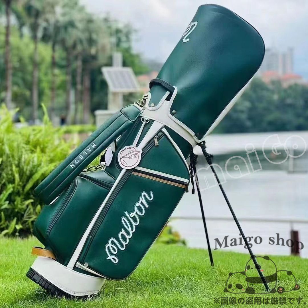 【人気商品】malbon golf マルボンゴルフ キャディバッグ ゴルフバッグ バケットスタンドバッグ 防水 耐摩耗性