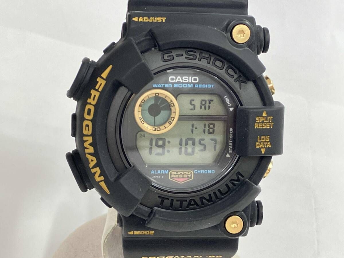 G-SHOCK FROGMAN '99 DW-8200BU-9AT黒金蛙　カシオ SUB【G-SHOCK】黒金蛙が来たー！ 開封の儀 ゴールドチタン