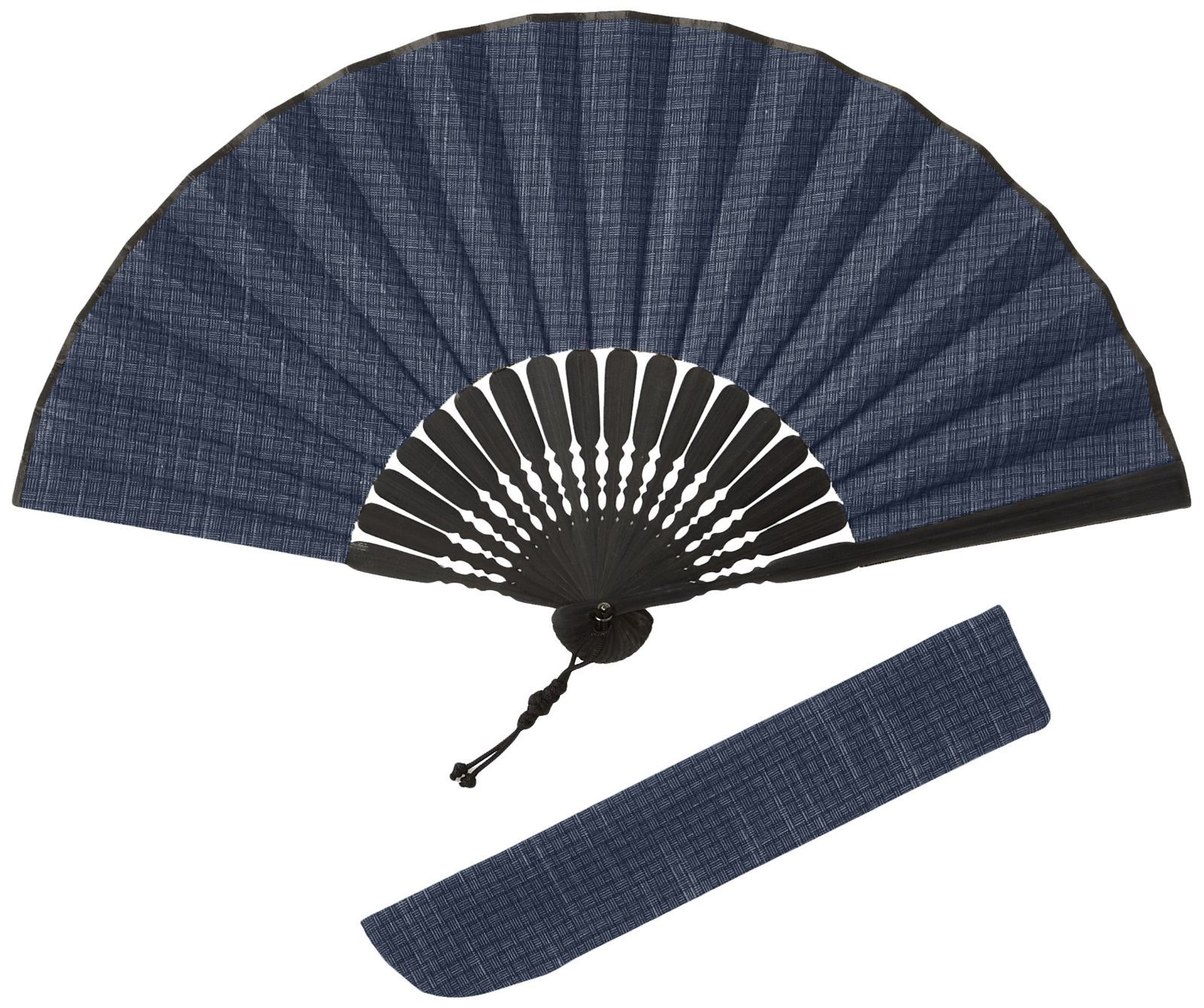 【特価セール】(全3種類) 11-jpn-tsumugikasuri つむぎかすり扇子セット [ハクチクドウ]