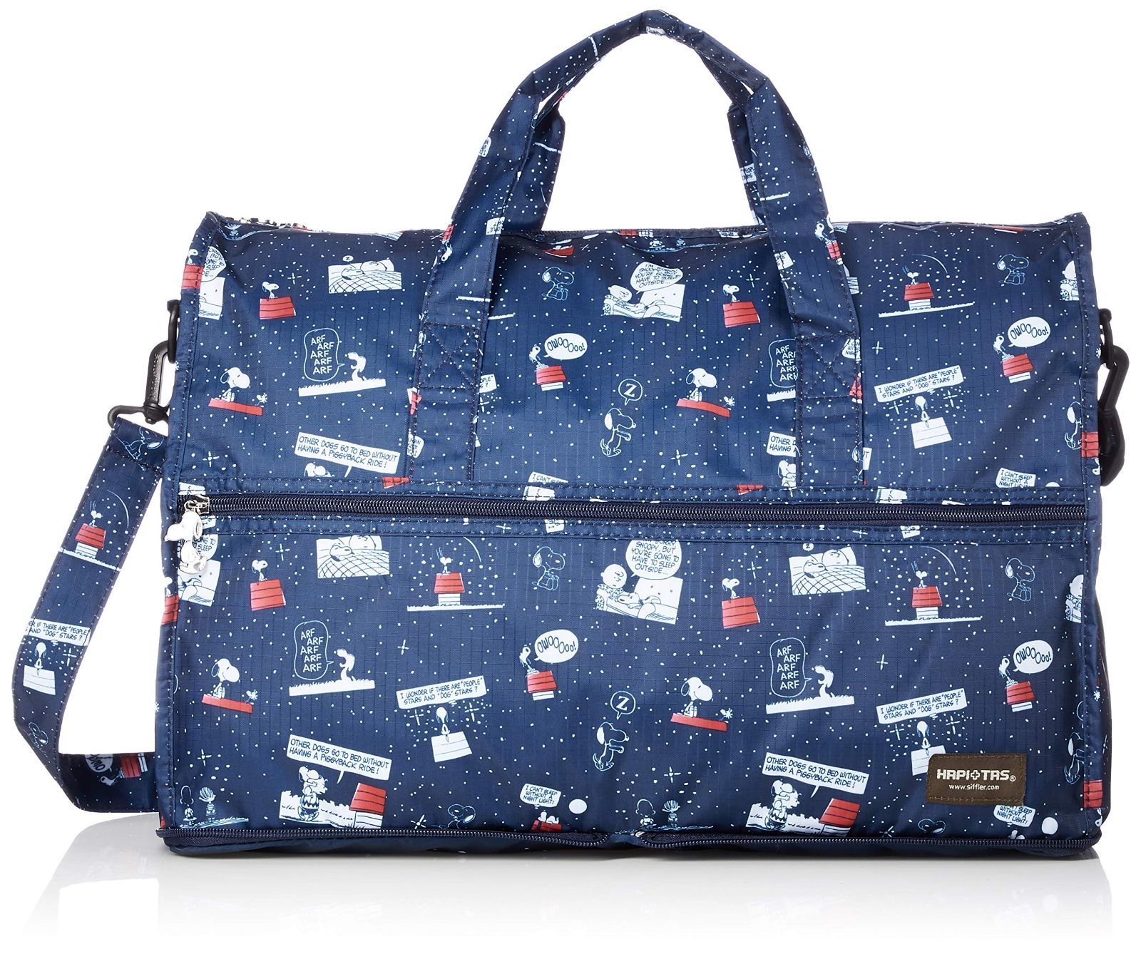 『数量限定』0.39kg cm 30 H0002 ハピタス SNOOPY 23L キャリーオン可能 スヌーピー 折りたたみボストンバッグ [ハピタス]