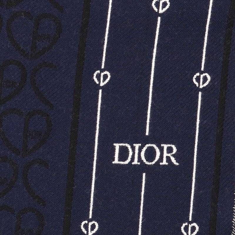 ディオール 21C0001A0606 ハートデザインウールマフラー メンズ - メルカリ 