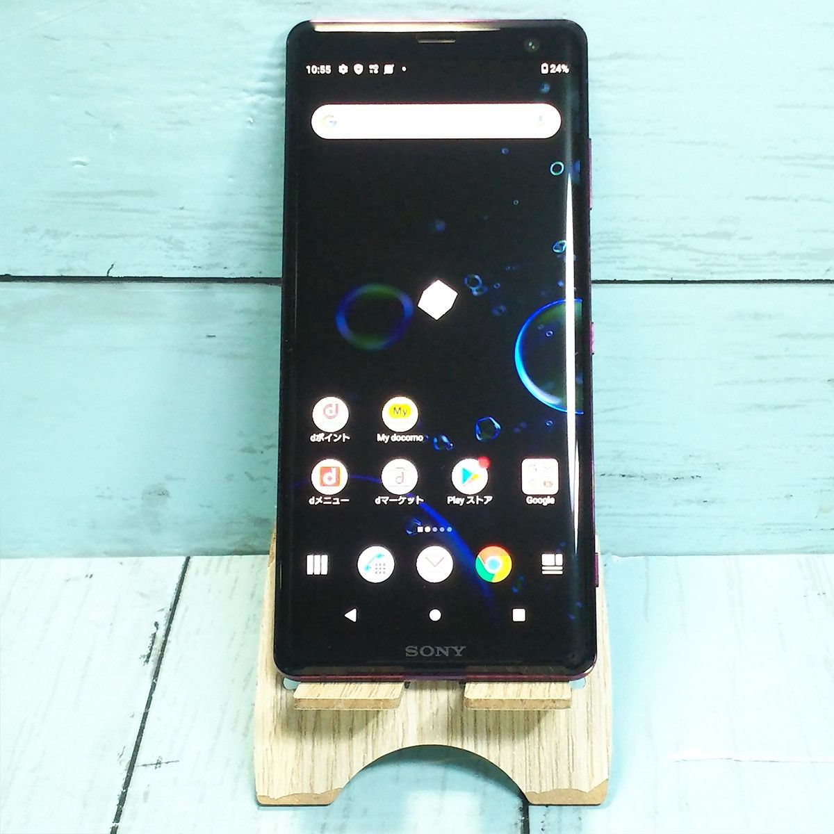 【送料無料】docomo Xperia XZ3 SO-01L ボルドー レッド 本体 白ロム SIMロック解除済み SIMフリー 117149
