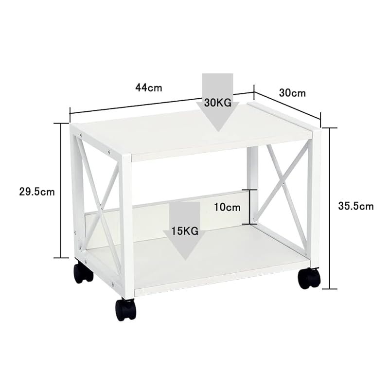 ぴ太郎様　２台セットご予約済（他の方は購入しないでくださいませ）２台セット Amazon.co.jp: イーサプライ プリンター台 2段 キャスター付き