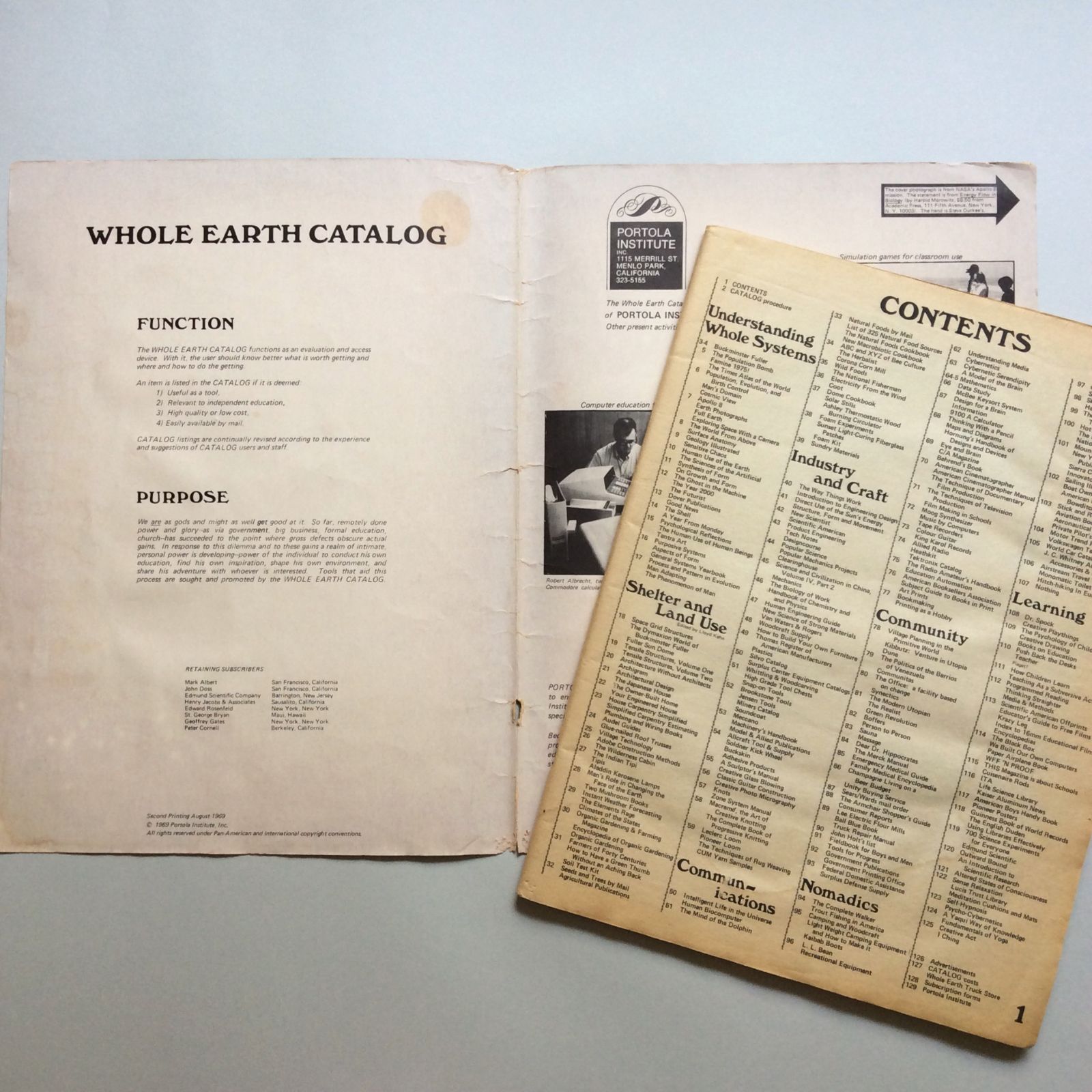 Whole Earth Catalog Spring 1969