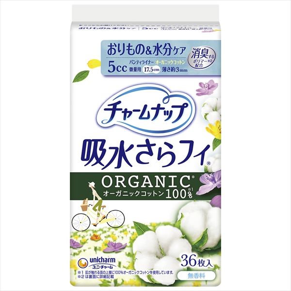 まとめ買い-36点セット チャームナップ 吸水さらフィPLコットン微量用36枚 ユニ チャーム ユニチャーム 生理用品