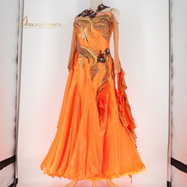 社交ダンス 衣装 スタンダード ドレス スタンダード ワンピース