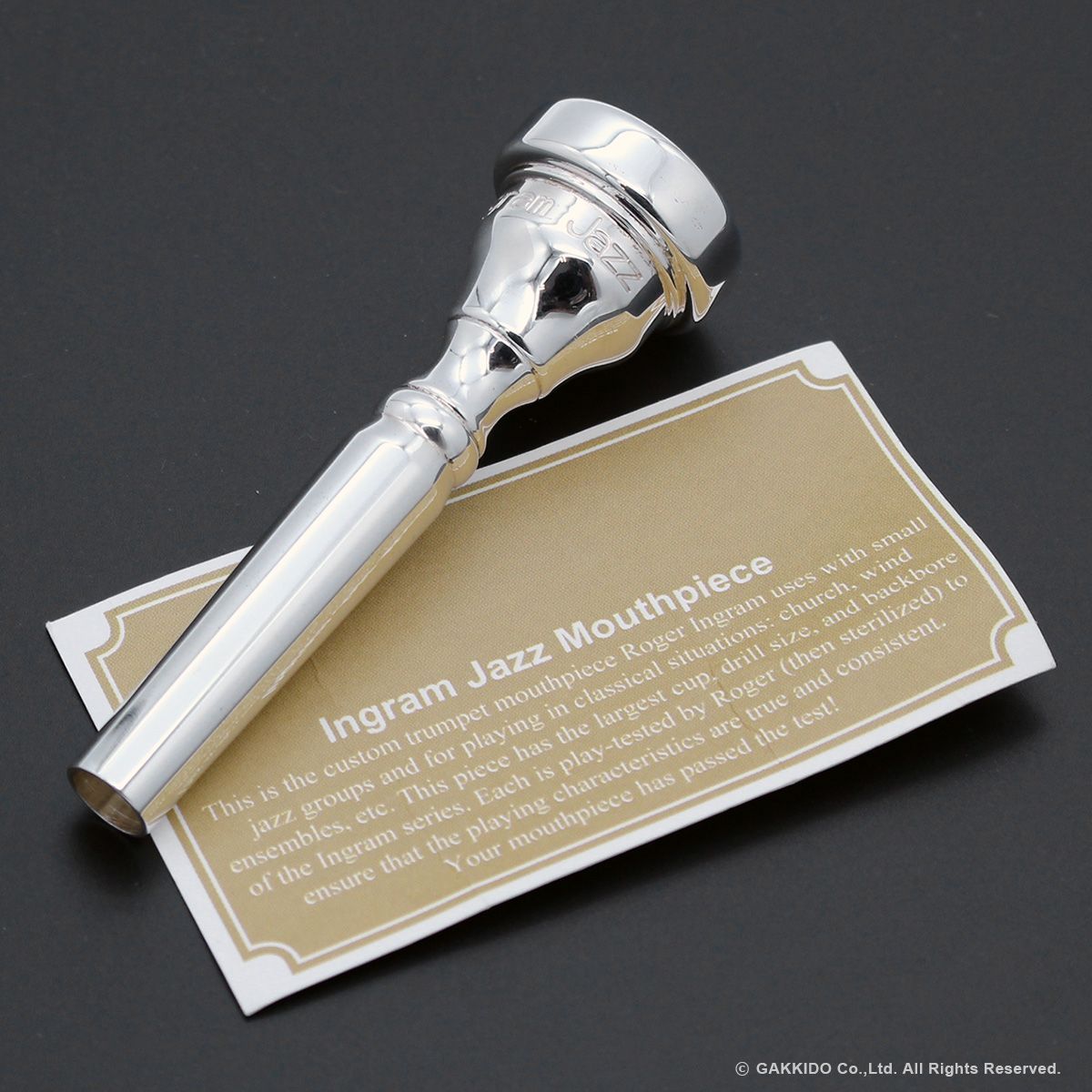 Ingram Lead One Too Tree “Instant Chet “ One Too Tree (ワン・トゥー・ツリー) トランペット用マウスピース