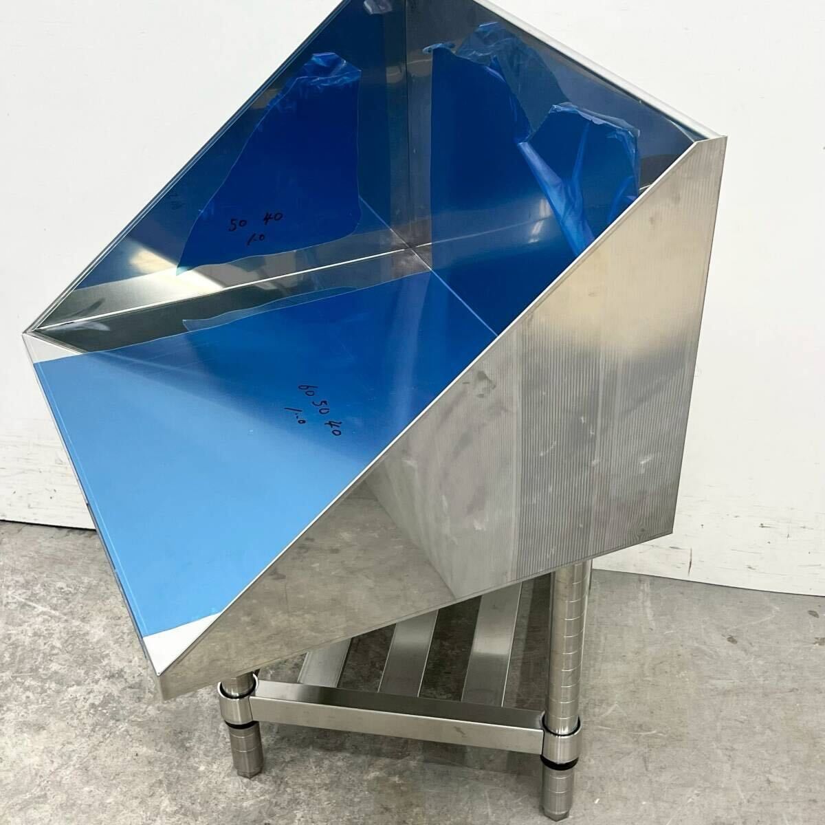 ♥ W600×D500×H400 ステンレス棚 業務用 壁付棚 レンジ棚 吊棚